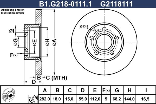 Galfer B1.G218-0111.1 - Тормозной диск www.autospares.lv