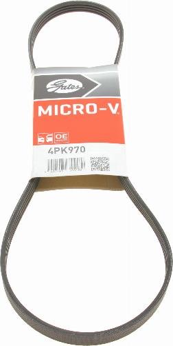 Gates 4PK970 - V-Ribbed Belt www.autospares.lv