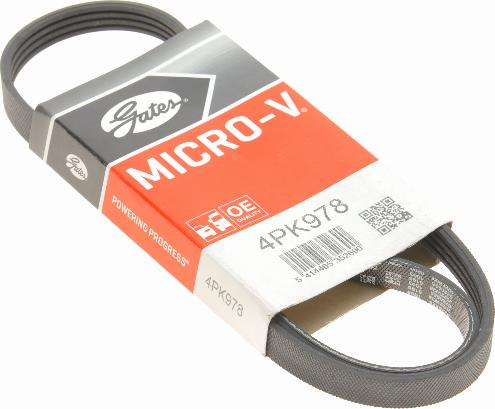 Gates 4PK978 - V-Ribbed Belt www.autospares.lv