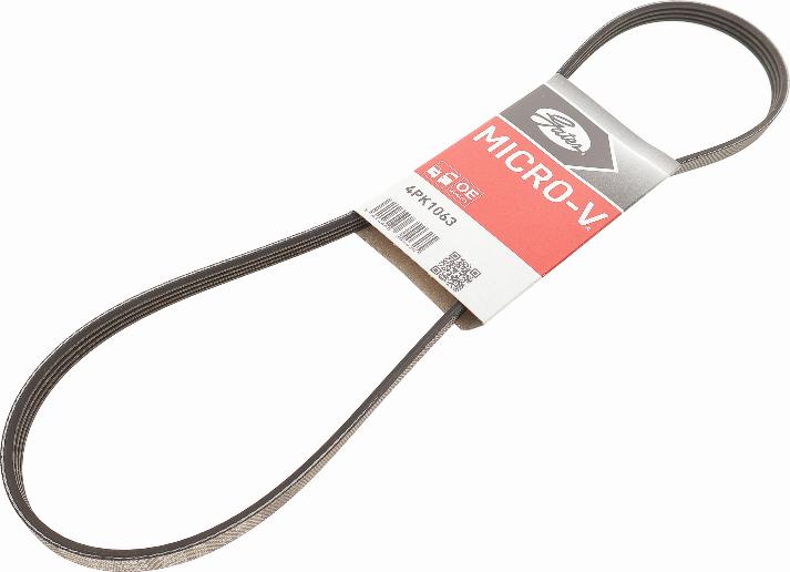 Gates 4PK1063 - V-Ribbed Belt www.autospares.lv