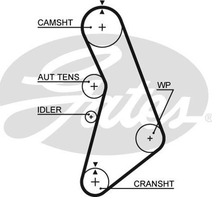 Gates T306RB - Timing Belt www.autospares.lv