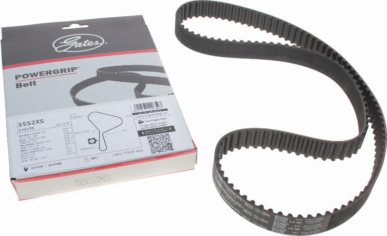 Gates 5552XS - Timing Belt www.autospares.lv