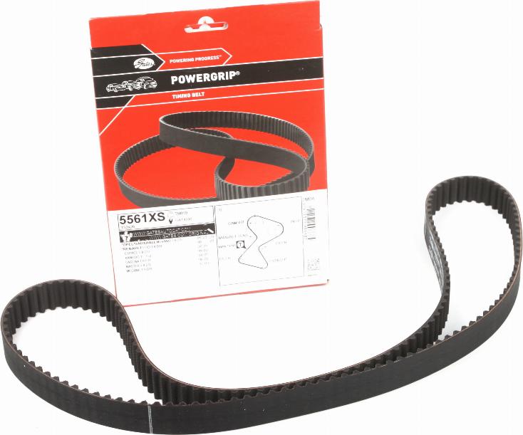 Gates 5561XS - Зубчатый ремень ГРМ www.autospares.lv