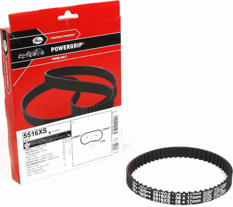 Gates 5516XS - Timing Belt www.autospares.lv