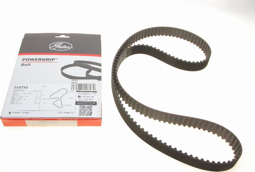 Gates 5587XS - Timing Belt www.autospares.lv