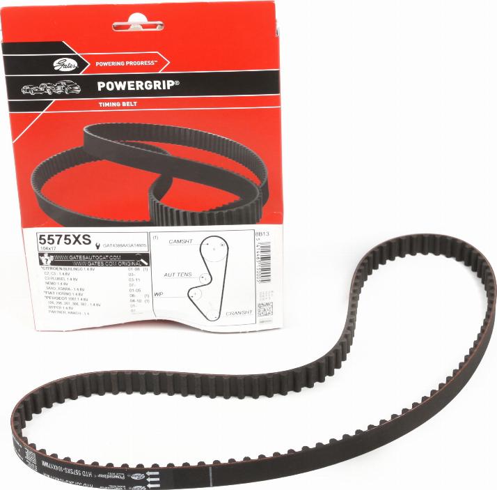 Gates 5575XS - Timing Belt www.autospares.lv