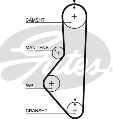 Gates 5085 - Zobsiksna www.autospares.lv