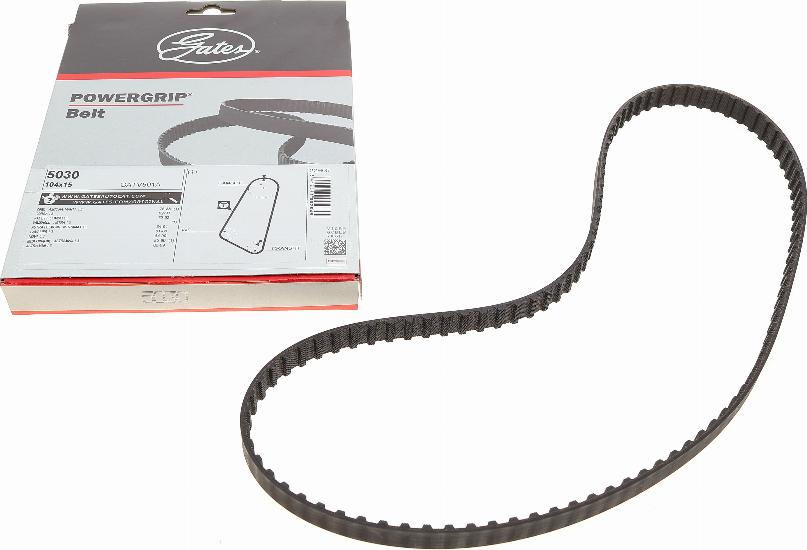 Gates 5030 - Зубчатый ремень ГРМ www.autospares.lv