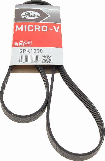 Gates 5PK1330 - V-Ribbed Belt www.autospares.lv