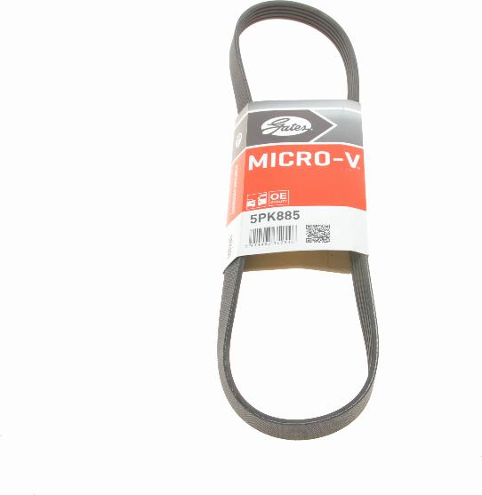 Gates 5PK885 - V-Ribbed Belt www.autospares.lv