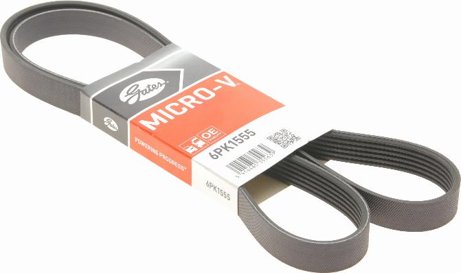 Gates 6PK1555 - V-Ribbed Belt www.autospares.lv