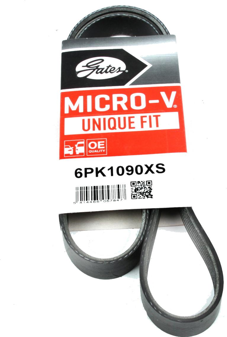 Gates 6PK1090XS - Ķīļrievu siksna www.autospares.lv