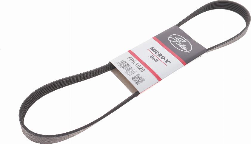 Gates 6PK1028 - V-Ribbed Belt www.autospares.lv