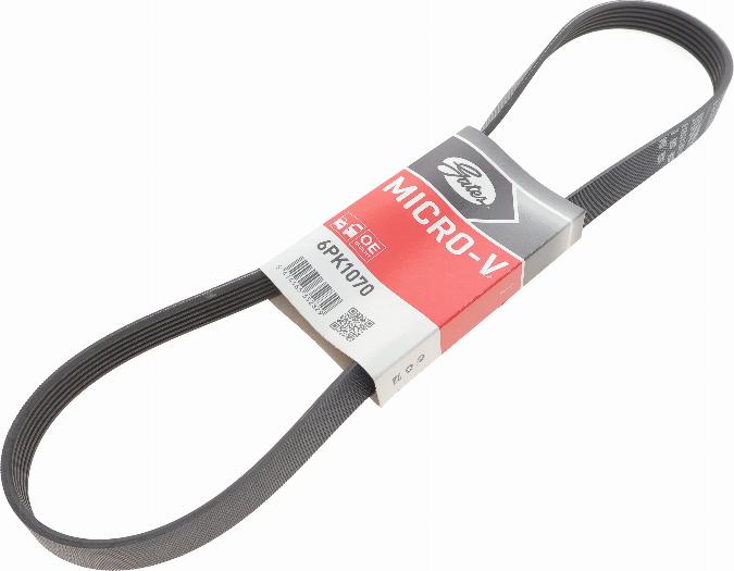 Gates 6PK1070 - V-Ribbed Belt www.autospares.lv