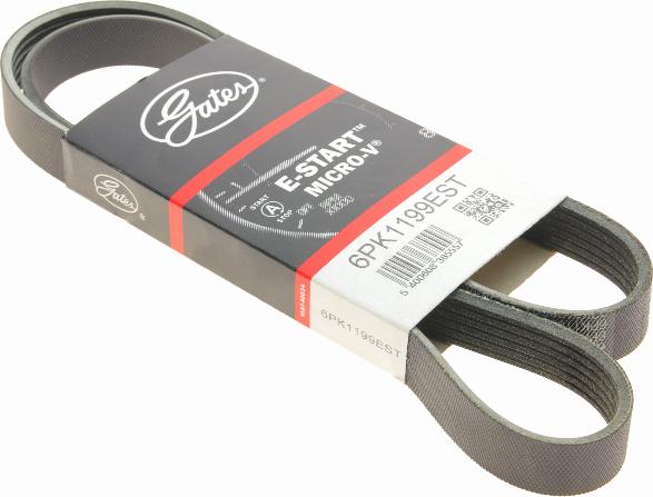 Gates 6PK1199EST - V-Ribbed Belt www.autospares.lv