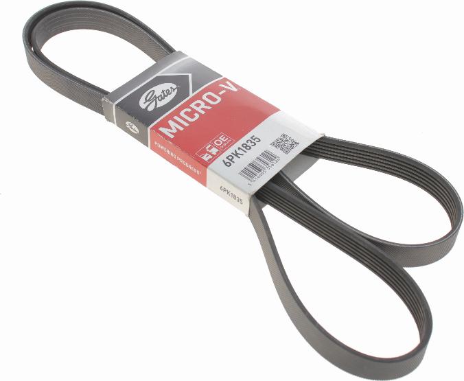 Gates 6PK1835 - V-Ribbed Belt www.autospares.lv