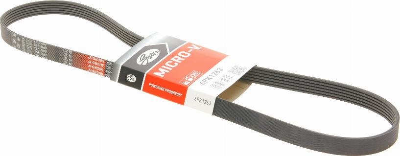 Gates 6PK1263 - V-Ribbed Belt www.autospares.lv