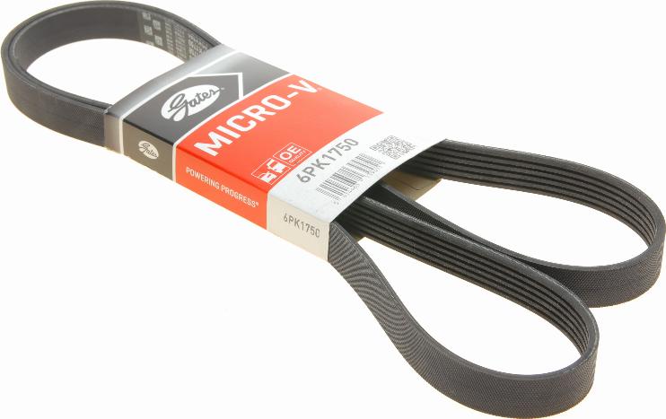 Gates 6PK1750 - V-Ribbed Belt www.autospares.lv