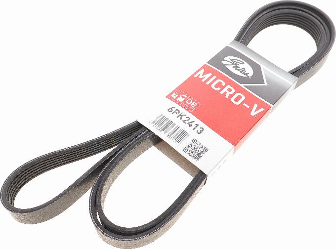 Gates 6PK2413 - V-Ribbed Belt www.autospares.lv