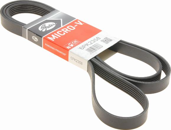 Gates 6PK2358 - V-Ribbed Belt www.autospares.lv