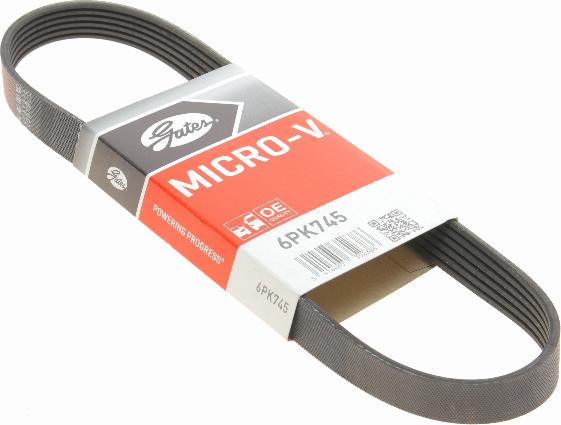 Gates 6PK745 - V-Ribbed Belt www.autospares.lv