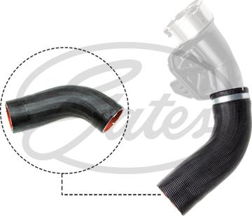 Gates 09-1241 - Pūtes sistēmas gaisa caurule www.autospares.lv