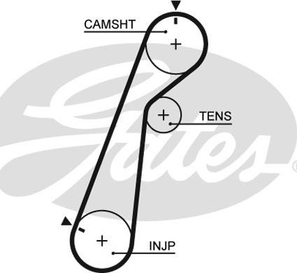 Gates K015478XS - Timing Belt Set www.autospares.lv