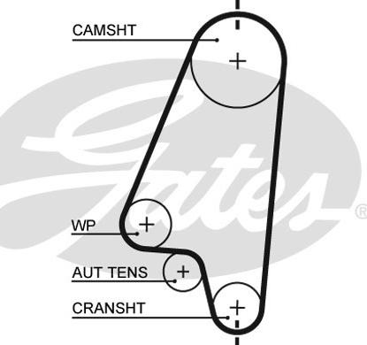 Gates 1310RM - Zobsiksna www.autospares.lv