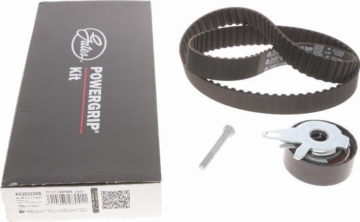 Gates K035323XS - Timing Belt Set www.autospares.lv