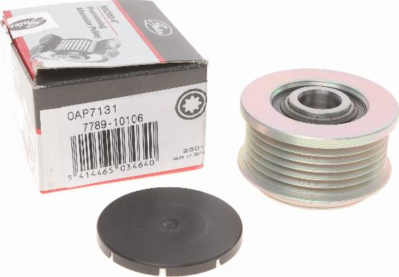 Gates OAP7131 - Pulley, alternator, freewheel clutch www.autospares.lv