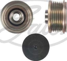 Gates OAP7238 - Pulley, alternator, freewheel clutch www.autospares.lv