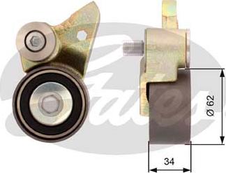 Gates T41098 - Tensioner Pulley, timing belt www.autospares.lv