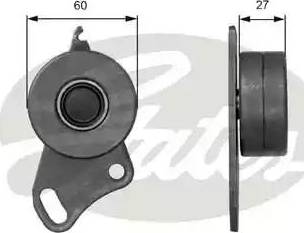 Gates T41003 - Spriegotājrullītis, Gāzu sadales mehānisma piedziņas siksna www.autospares.lv