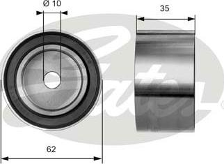 Gates T41002 - Parazīt / Vadrullītis, Zobsiksna www.autospares.lv