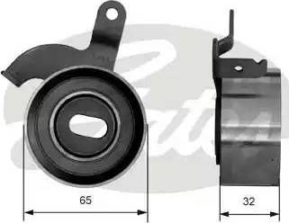 Gates T41015 - Spriegotājrullītis, Gāzu sadales mehānisma piedziņas siksna www.autospares.lv