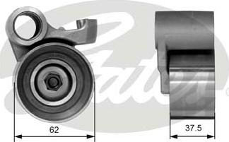 Gates T41078 - Spriegotājrullītis, Gāzu sadales mehānisma piedziņas siksna autospares.lv