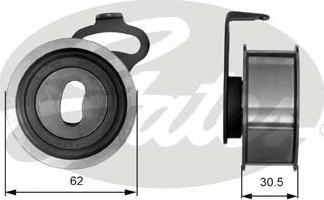 Gates T41077 - Spriegotājrullītis, Gāzu sadales mehānisma piedziņas siksna autospares.lv