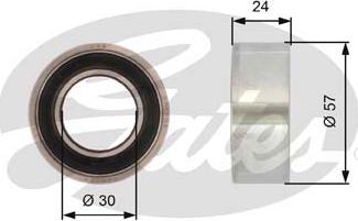 Gates T41121 - Spriegotājrullītis, Gāzu sadales mehānisma piedziņas siksna autospares.lv