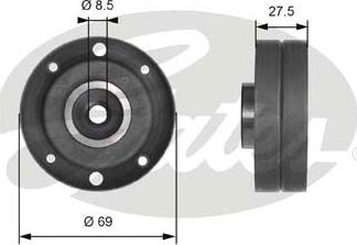 Gates T41175 - Deflection / Guide Pulley, timing belt www.autospares.lv