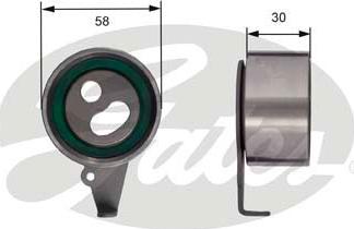 Gates T41266 - Tensioner Pulley, timing belt www.autospares.lv