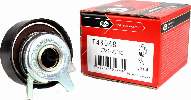 Gates T43048 - Tensioner Pulley, timing belt www.autospares.lv