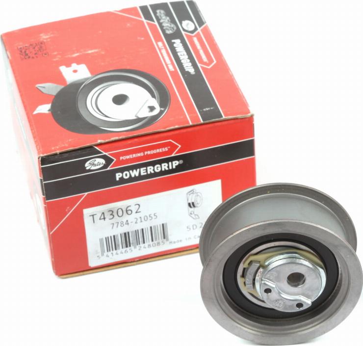 Gates T43062 - Tensioner Pulley, timing belt www.autospares.lv