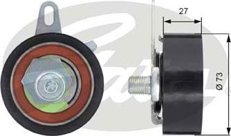 Gates T43036 - Tensioner Pulley, timing belt www.autospares.lv