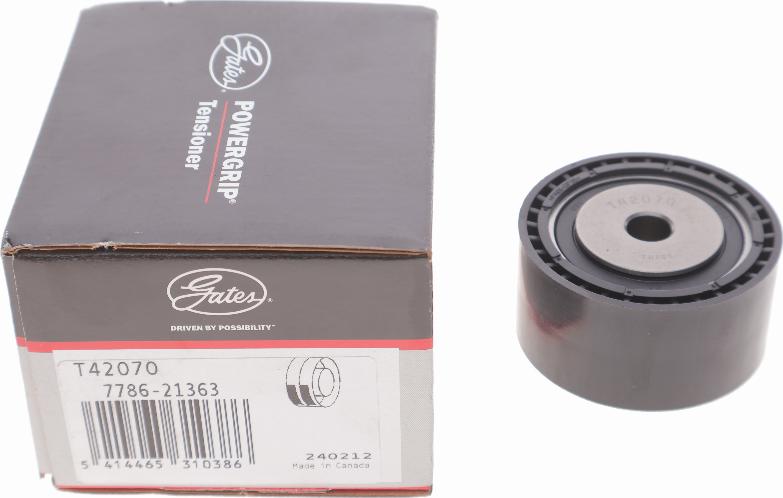 Gates T42070 - Deflection / Guide Pulley, timing belt www.autospares.lv