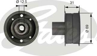 Gates T42078 - Parazīt / Vadrullītis, Zobsiksna autospares.lv