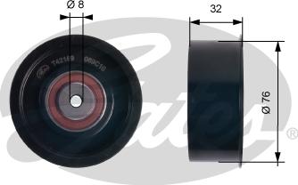 Gates T42169 - Deflection / Guide Pulley, timing belt www.autospares.lv