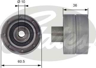 Gates T42107 - Parazīt / Vadrullītis, Zobsiksna www.autospares.lv