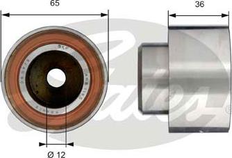 Gates T42184 - Parazīt / Vadrullītis, Zobsiksna www.autospares.lv