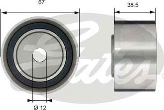 Gates T42173 - Parazīt / Vadrullītis, Zobsiksna www.autospares.lv