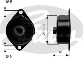 Gates T39091 - Siksnas spriegotājs, Ķīļsiksna autospares.lv